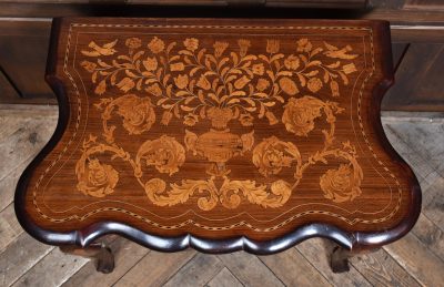 Mahogany Dutch Marquetry Lowboy SAI3720 - Image 12