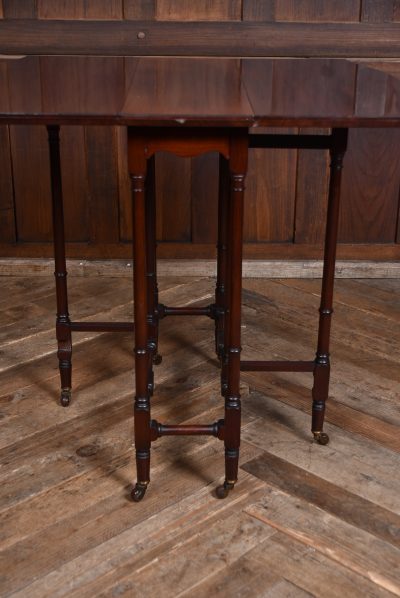 Edwardian Mahogany Drop Leaf Table SAI3649 - Image 9