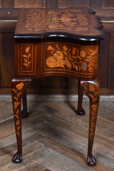 Mahogany Dutch Marquetry Lowboy SAI3720 - Image 14