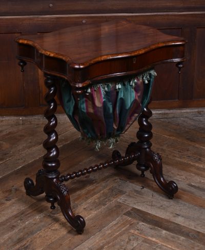 Victorian Rosewood Work Table SAI3632 - Image 2