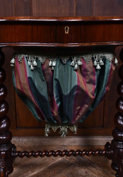 Victorian Rosewood Work Table SAI3632 - Image 6