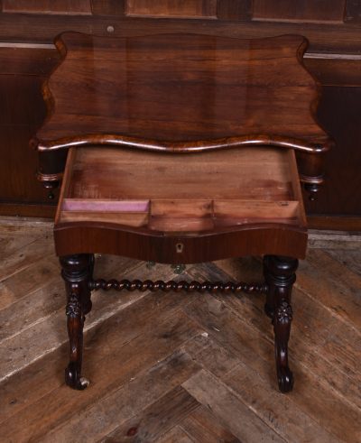 Victorian Rosewood Work Table SAI3632 - Image 8