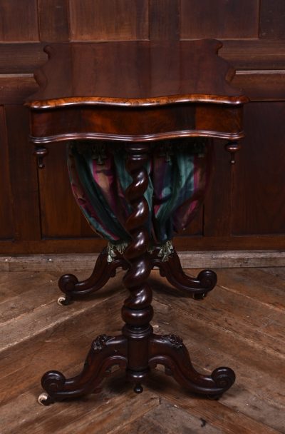 Victorian Rosewood Work Table SAI3632 - Image 10