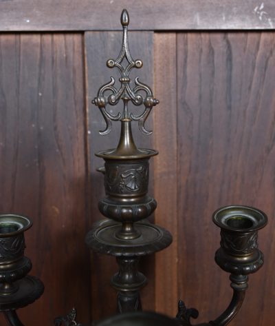 Pair Of French Bronze Candelabras SAI3701 - Image 7