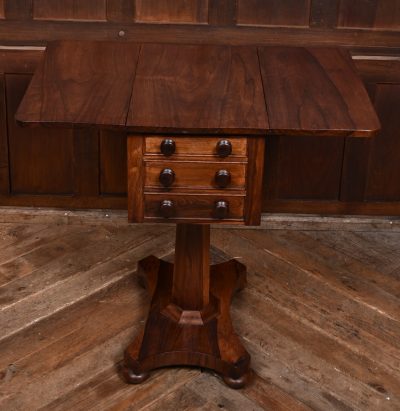 Victorian Rosewood Drop Leaf Table SAI3633 - Image 7