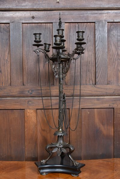 Pair Of French Bronze Candelabras SAI3701 - Image 10