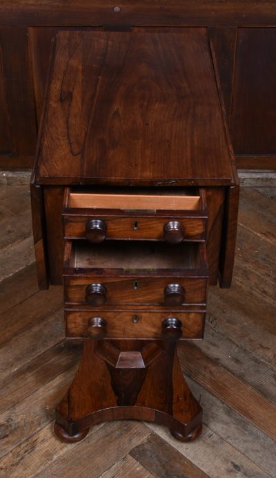 Victorian Rosewood Drop Leaf Table SAI3633 - Image 10