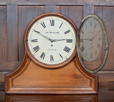 Jas Whitelaw Of Edinburgh Oak Mantle Clock SAI3512 - Image 4