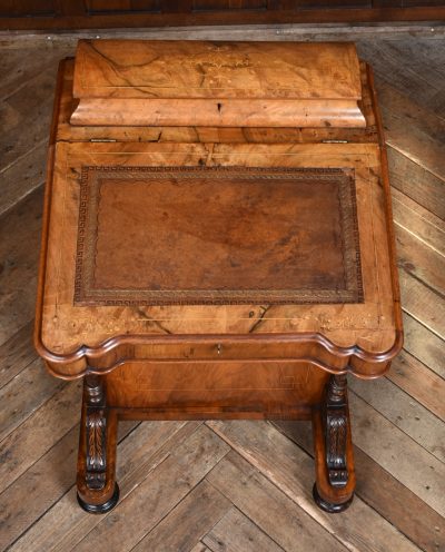 Victorian Walnut Davenport SAI3656 - Image 15