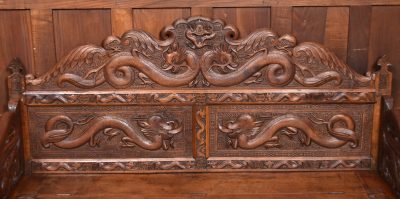 Chinese Hardwood Hall Bench SAI3690 - Image 2