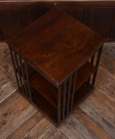 Edwardian Mahogany Revolving Bookcase SAI3634 - Image 3