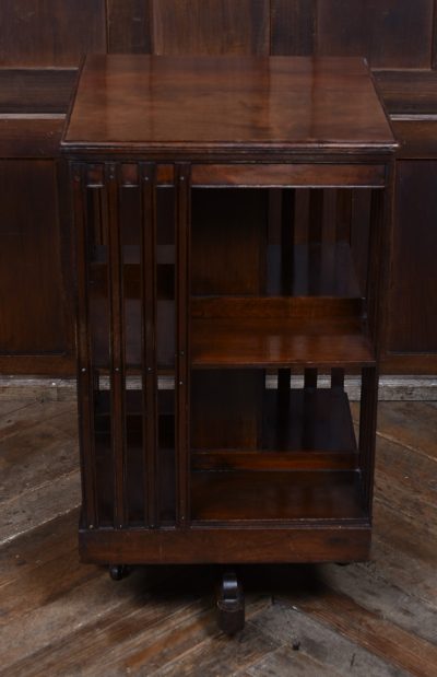 Edwardian Mahogany Revolving Bookcase SAI3634 - Image 4