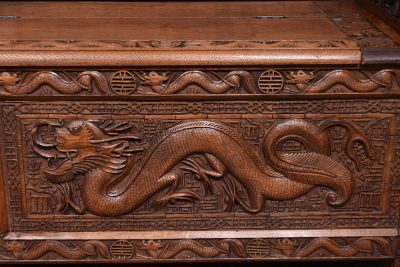 Chinese Hardwood Hall Bench SAI3690 - Image 6