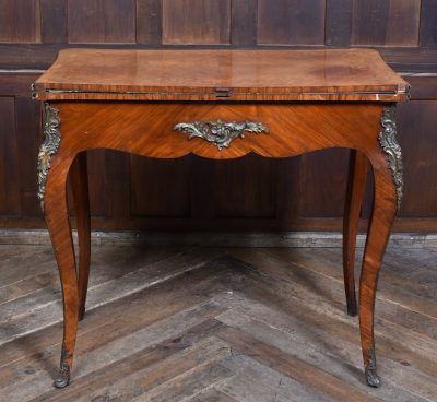 Victorian Marquetry Card Table SAI3702 - Image 13