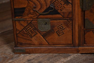 Japanese Meiji Parquetry Scholars' Box SAI3651 - Image 8