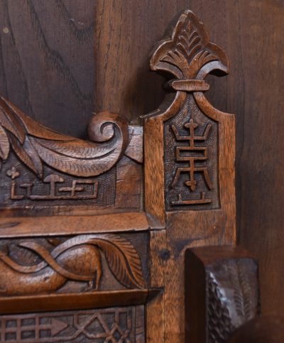 Chinese Hardwood Hall Bench SAI3690 - Image 11