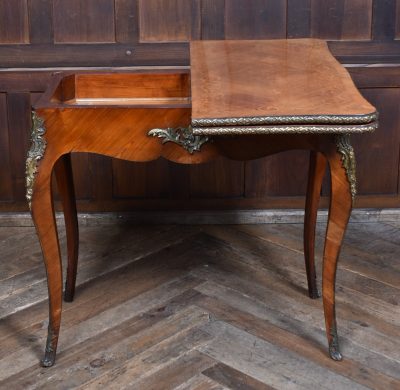 Victorian Marquetry Card Table SAI3702 - Image 15