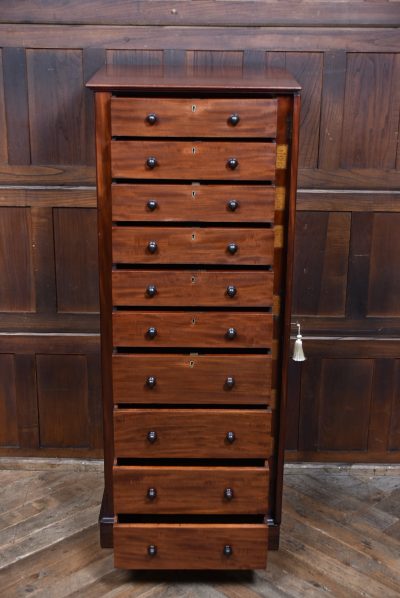 Victorian Mahogany Wellington Chest SAI3689 - Image 15