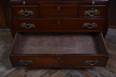 Continental Walnut Secretary Baroque / Roll Top Bureau SAI3635 - Image 11