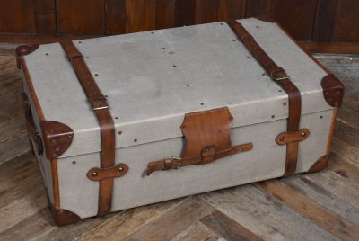 Edwardian Canvas Travel Trunk SAI3625 - Image 2