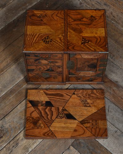 Japanese Meiji Parquetry Scholars' Box SAI3651 - Image 18