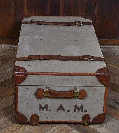 Edwardian Canvas Travel Trunk SAI3625 - Image 5