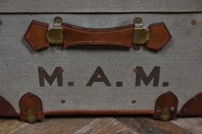 Edwardian Canvas Travel Trunk SAI3625 - Image 6