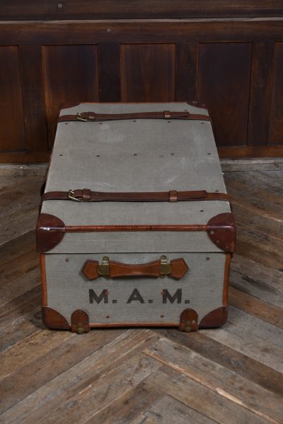 Edwardian Canvas Travel Trunk SAI3625 - Image 8