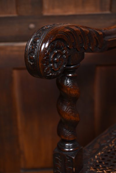 Pair of Victorian Bergere Chairs - Image 14