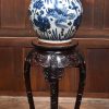 Chinese Marble Top Vase / Plant Stand SAI3725 - Image 2