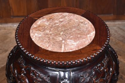 Chinese Marble Top Vase / Plant Stand SAI3725 - Image 4