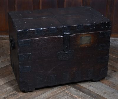 Victorian Iron- Bound Silver Box SAI3653 - Image 2