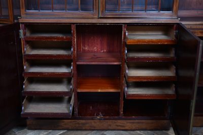 Edwardian Mahogany Breakfront Bookcase SAI3675 - Image 14