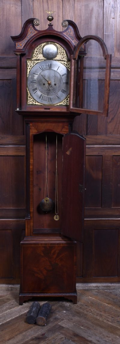 Scottish Mahogany Longcase Clock By Ninian Davidson Of Dunes SAI3642 - Image 7