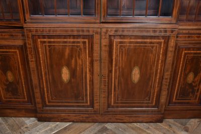 Edwardian Mahogany Breakfront Bookcase SAI3675 - Image 20