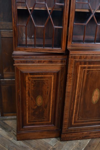 Edwardian Mahogany Breakfront Bookcase SAI3675 - Image 21