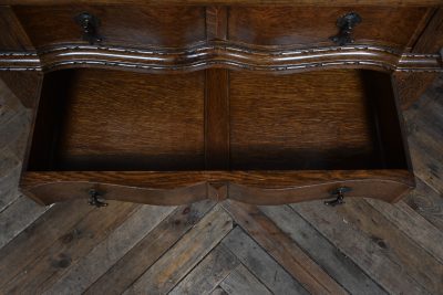 Edwardian Oak Bureau SAI3654 - Image 7