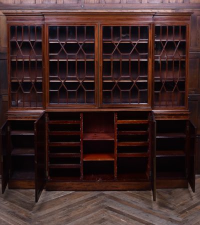 Edwardian Mahogany Breakfront Bookcase SAI3675 - Image 29