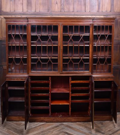 Edwardian Mahogany Breakfront Bookcase SAI3675 - Image 30