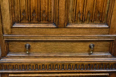 Edwardian Oak Writing Bureau SAI3716 - Image 3