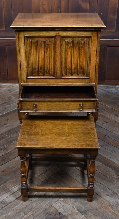 Edwardian Oak Writing Bureau SAI3716 - Image 6