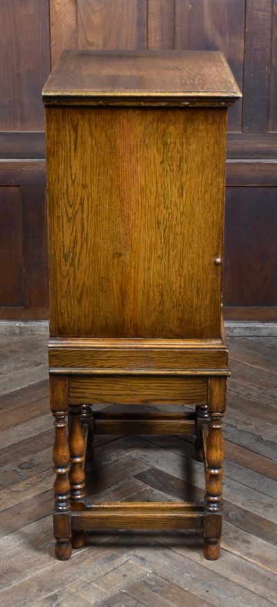 Edwardian Oak Writing Bureau SAI3716 - Image 10