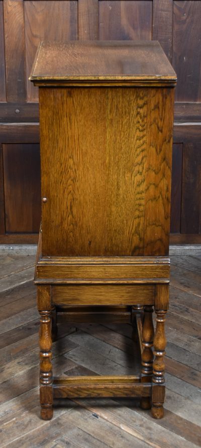 Edwardian Oak Writing Bureau SAI3716 - Image 12