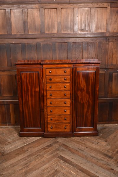 Victorian Mahogany Wellington Chest With Side Cupboards SAI3636 - Image 10