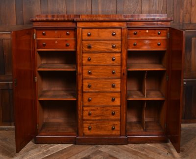 Victorian Mahogany Wellington Chest With Side Cupboards SAI3636 - Image 13