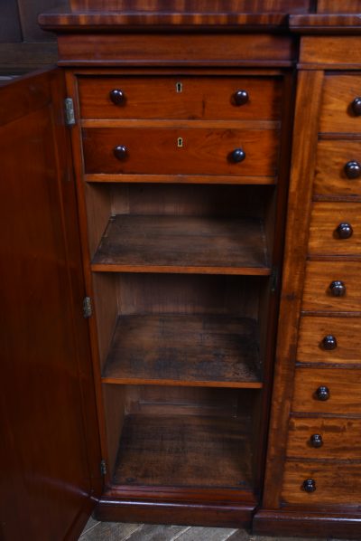 Victorian Mahogany Wellington Chest With Side Cupboards SAI3636 - Image 14