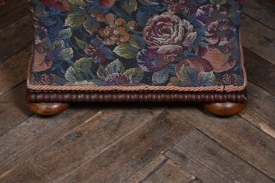 Victorian Floral Ottoman Stool SAI3637 - Image 7