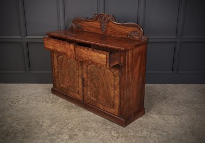 Early Victorian Mahogany Side Cabinet - Image 7