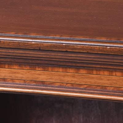 Neat-Sized Inlaid Mahogany Sheraton-Style Edwardian Open Bookcase - Image 6