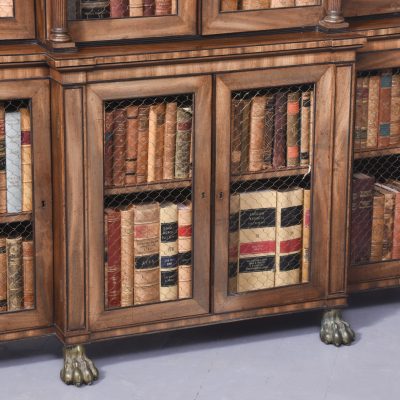 Exhibition Quality Regency 4 Door Cabinet Bookcase - Image 25